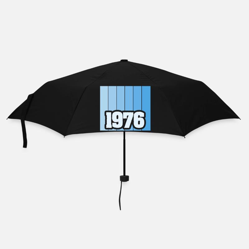Jahrgang 1976 - Regenschirm (klein) - Schwarz