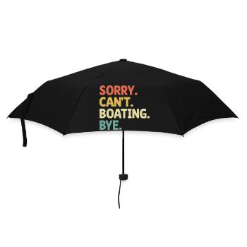 Désolé, je ne peux pas naviguer au revoir pédalo - Parapluie standard - noir - Devant