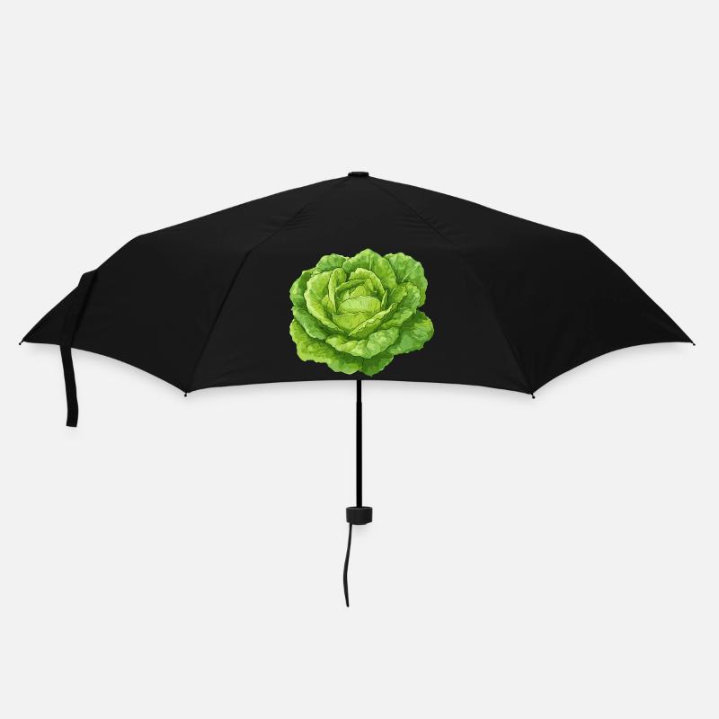 Salat - Regenschirm (klein) - Schwarz