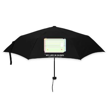Mein Leben in Folien - Regenschirm (klein) - Schwarz - Vorne