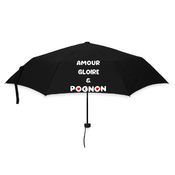 amour argent dollar - Parapluie standard - noir - Devant