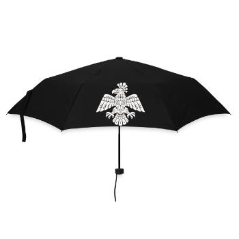Aztec Eagle Totem Pattern - Umbrella (small) - black - Front