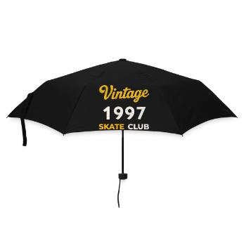Vintage 1997 Skate Club Retro Geburtsjahr - Regenschirm (klein) - Schwarz - Vorne