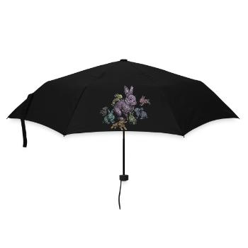 Rabbit - Umbrella (small) - black - Front