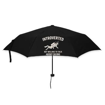Diving Introvert Diving Shirt - Umbrella (small) - black - Front