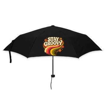 Reste Groovy Rainbow - Parapluie standard - noir - Devant