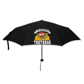 Ladies love Tostadas - Regenschirm (klein) - Schwarz - Vorne