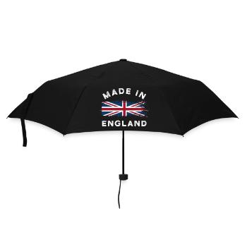 Fabriqué en Angleterre - Drapeau de l’Angleterre - Parapluie standard - noir - Devant