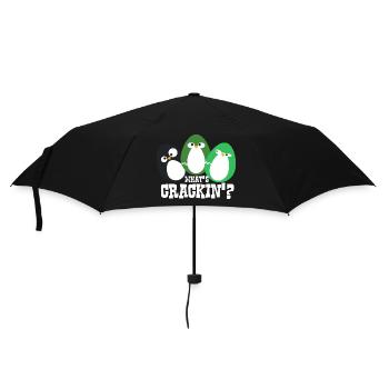 Penguin eggs! - Umbrella (small) - black - Front