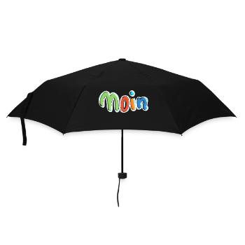 moin 18 2 - Regenschirm (klein) - Schwarz - Vorne