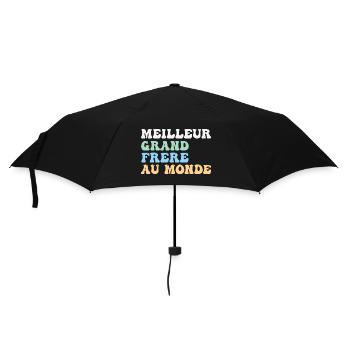 Meilleur grand frère du monde cadeau - Parapluie standard - noir - Devant