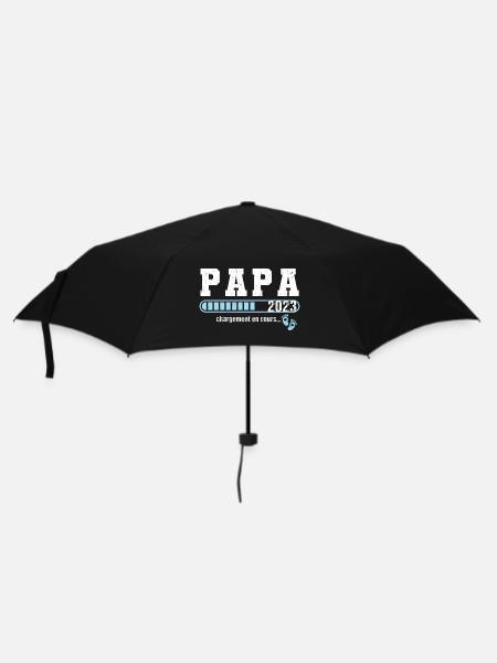 Papa en 2023 annonce naissance cadeau futur père - Parapluie standard - noir