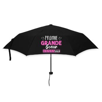 Promue grande soeur en 2023 annonce naissance - Parapluie standard - noir - Devant