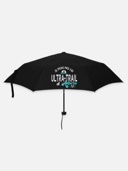 je peux pas j ai ultra trail cadeau cool traileur - Parapluie standard - noir