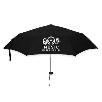 Musik - Regenschirm (klein) - Schwarz - Vorne