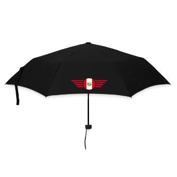 I Love Peru, Elegance Style Design T-Shirt - Umbrella (small) - black - Front