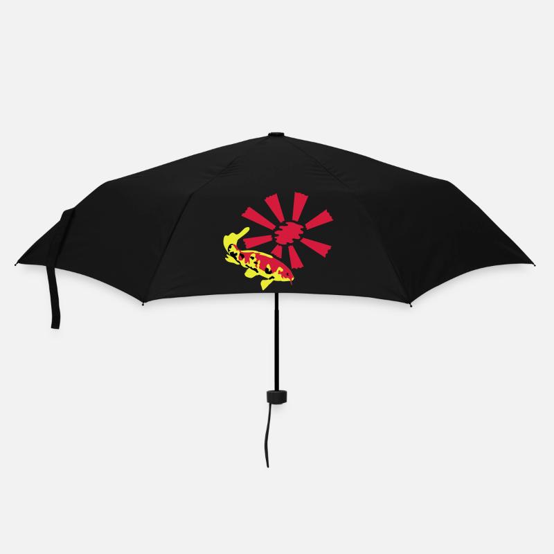 Zierkarpfen - Regenschirm (klein) - Schwarz