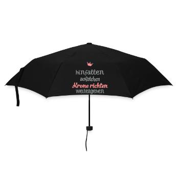 drôle - Parapluie standard - noir - Devant