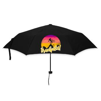 Bruchpilot - Regenschirm (klein) - Schwarz - Vorne