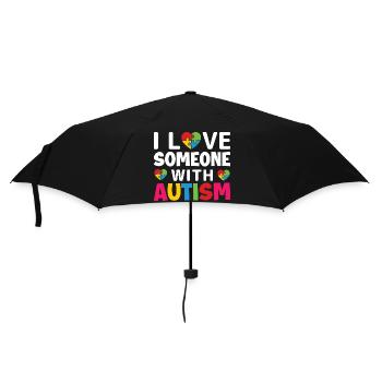 L’amour pour la conception de la sensibilisation à l’autisme - Parapluie standard - noir - Devant