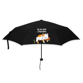 To do list , Nothing - Umbrella (small) - black - Front