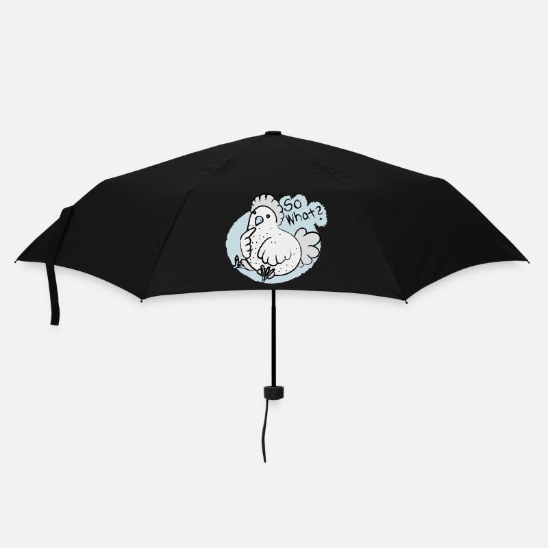 so what ? - Regenschirm (klein) - Schwarz