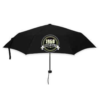 Colors can be changed | 1960 Emblem Premium Quality - Umbrella (small) - black - Front