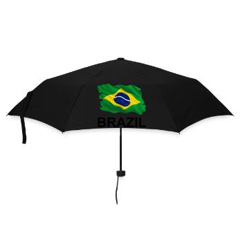 Brasilien - Regenschirm (klein) - Schwarz - Vorne