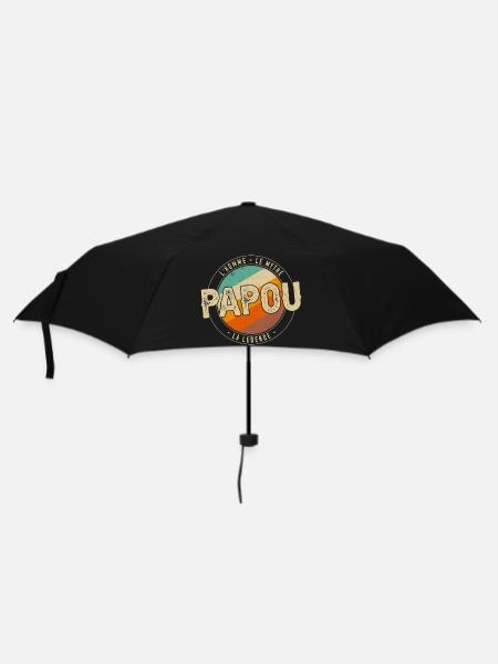 Papua die Legende - Regenschirm (klein) - Schwarz