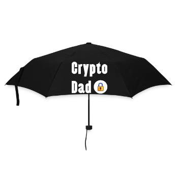 Bitcoin Trading Crypto Aktien - Regenschirm (klein) - Schwarz - Vorne