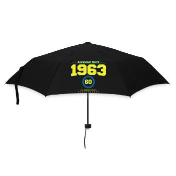 Super chemise 1963 pour hommes femmes 60 ans 60e - Parapluie standard - noir - Devant