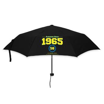 Super chemise 1965 pour hommes femmes 58 ans 58ème - Parapluie standard - noir - Devant