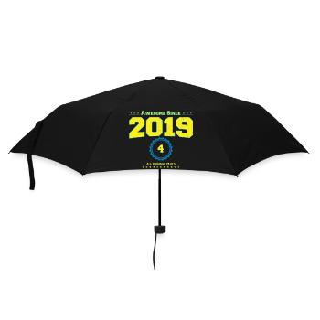 Awesome 2019 chemise pour hommes femmes 4 ans 4ème - Parapluie standard - noir - Devant