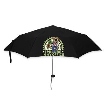 Allotment Garden Spooky Skeleton Halloween - Umbrella (small) - black - Front
