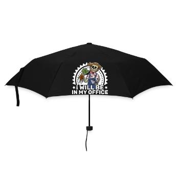 Allotment Garden Spooky Skeleton Halloween - Umbrella (small) - black - Front