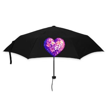 Engagement Valentine's Day Wedding Love Mother's Day - Umbrella (small) - black - Front