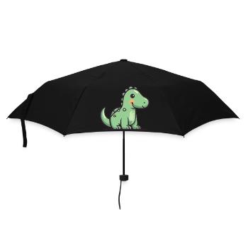 Dinosaure - Parapluie standard - noir - Devant