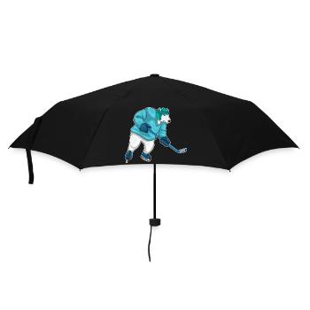 Bâton de hockey sur glace Polar Bear - Parapluie standard - noir - Devant