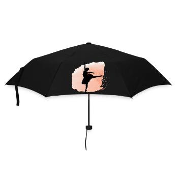 Dancing Dance Music - Regenschirm (klein) - Schwarz - Vorne