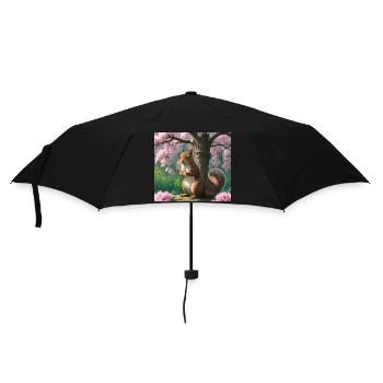 Suirrel withblooming tree - Squirrel - Umbrella (small) - black - Front
