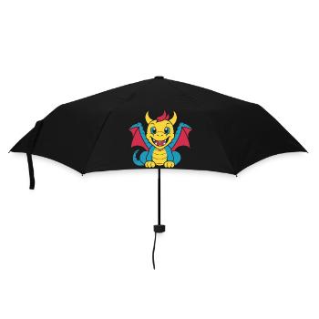Baby Dragon - Umbrella (small) - black - Front