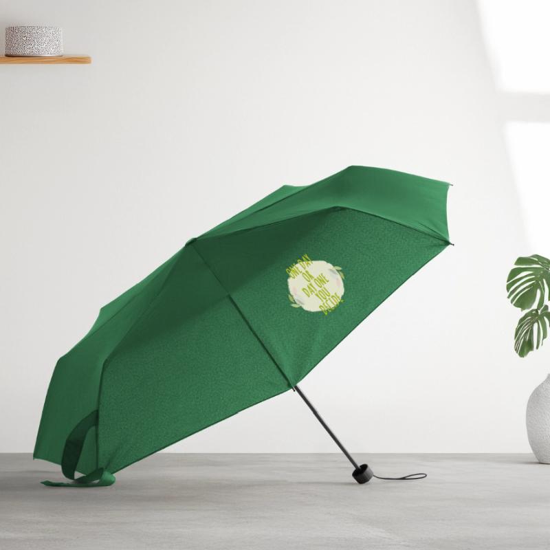Tag eins oder eines Tages Bewusstsein Regenschirm (klein)