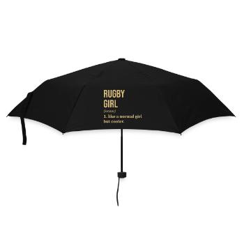 Rugby Rugby Rugby - Regenschirm (klein) - Schwarz - Vorne