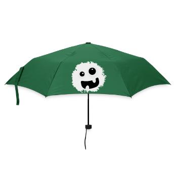 Laughing Monster - Halloween - Ghost - Ghost - Umbrella (small) - bottlegreen - Front