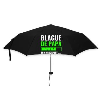 Papas Witz wird geladen - Regenschirm (klein) - Schwarz - Vorne