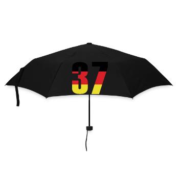 Maillot 37 Numéro Allemagne - Parapluie standard - noir - Devant