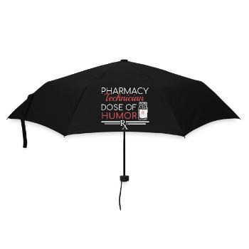 Pharmacy technician | Dose of Humor - Umbrella (small) - black - Front