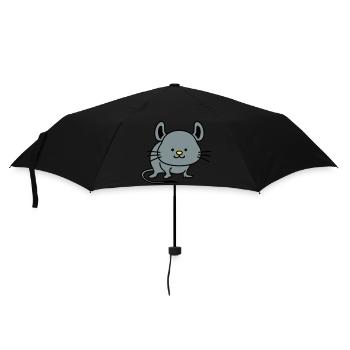Souris Mignon - Parapluie standard - noir - Devant