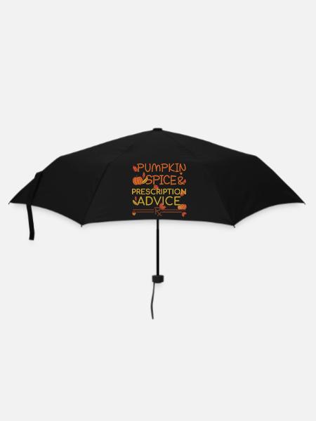 Apotheke Thanksgiving Pumpkin Spice - Regenschirm (klein) - Schwarz