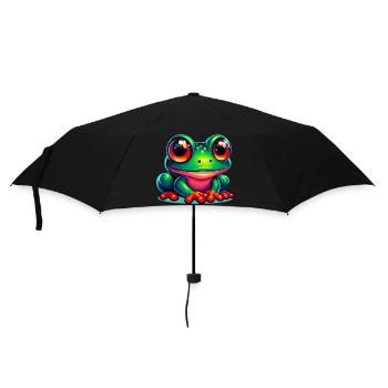 Grenouille - Parapluie standard - noir - Devant